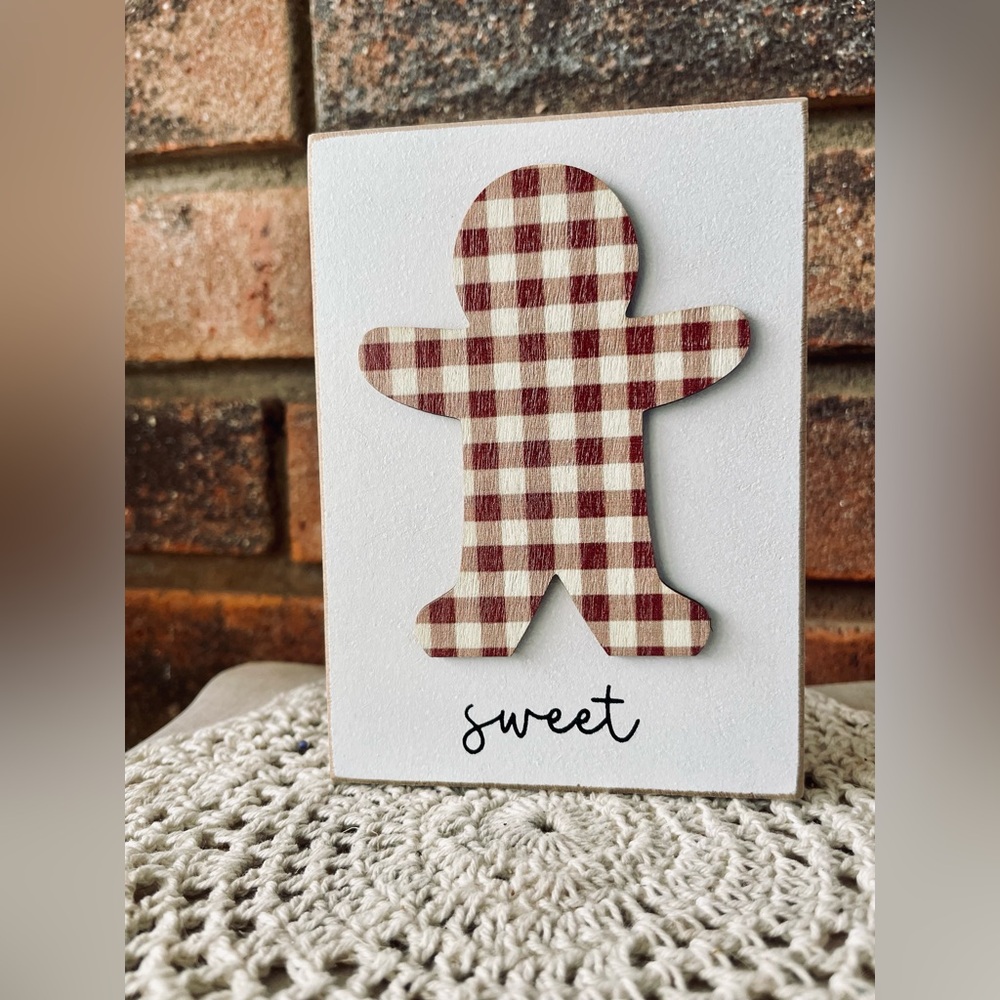 *Sweet Gingerbread Man Block Christmas
